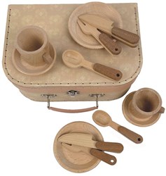 Egmont Toys Wooden Breakfast Set in Suitcase