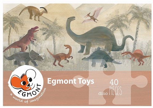 Egmont Toys dinosaur puzzle cardboard 40 pieces 80x35 cm children