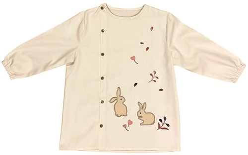Egmont Toys craft apron cotton white rabbit for kids 3-7 years