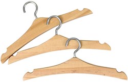 Egmont Toys doll clothes hangers plastic 13 cm set of 6 multicolor