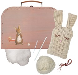 Egmont Toys crochet set bunny in suitcase - creative crochet toy set