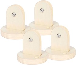 Small Foot climbing frame wall rack supports Adventure set of 4 wood