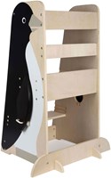 Small Foot wooden learning tower penguin Wild Life - Montessori stool 92cm