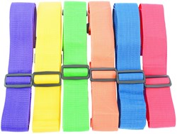 Megaform team ribbons adjustable 6 pieces - Orange sports bands