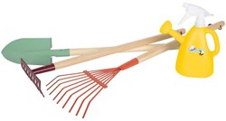Small Foot children's gardening tool set with watering can Tiny Garden 4-piece