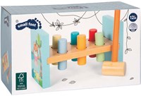 Small Foot wooden toy hammer bench Jungle Friends FSC motor skills