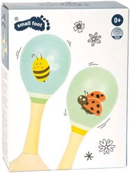 Small Foot wooden maracas musical toy Tiny Friends 2 pieces