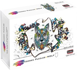Eureka wooden puzzle wolf - colorful 2D puzzle 180 pieces