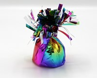 Globos balloon weight rainbow foil 170 grams party decoration