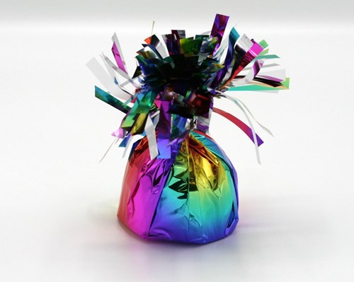 Globos balloon weight rainbow foil 170 grams party decoration