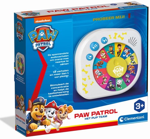 Clementoni Paw Patrol storyteller toy listening fun