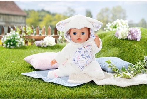 Sheep Onesie doll outfit 43 cm cute animal pajamas-2