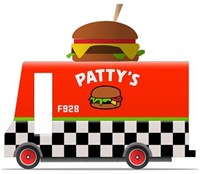 Candylab Candycar van Patty's Hamburger wooden toy car