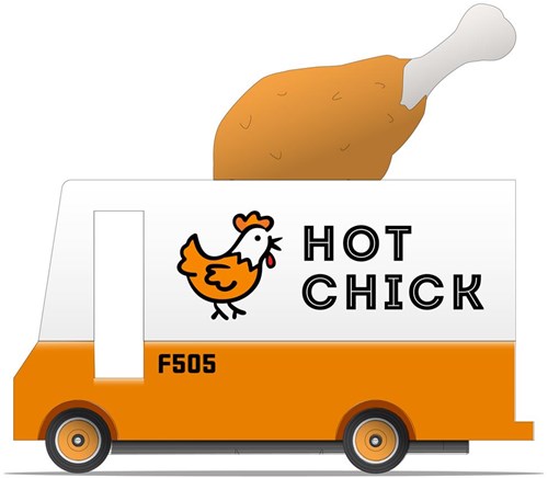Candylab toy bus Candycar Hot Chick wooden bus