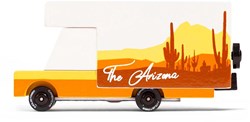 Candylab wooden toy car - Arizona RV camper bus for kids