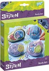 Totum Disney Stitch rock art decorating stones - creative craft set