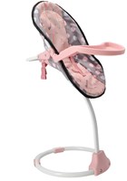 Doll chair 3 in 1 grey pink 42x40x40 cm toy chair-2