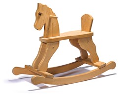 Ostheimer rocking horse wooden toy play figure