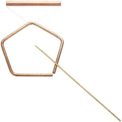 Choroi musical instrument pentangle set bronze hammered small set