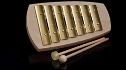 Auris glockenspiel musical instrument pentatonic straight 7 notes brass