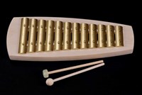 Auris xylophone musical instrument diatonic 12 notes maple wood