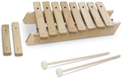 Auris xylophone diatonic wooden musical instrument 8+2 notes f# + Hb