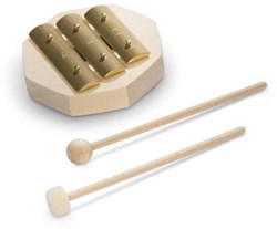 Auris glockenspiel musical instrument 3 tones A-B-D educational toy