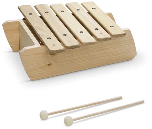 Auris wooden baby marimba musical instrument d-e-g-a-h educational toy