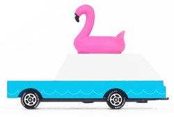 Candylab toy car Flamingo Wagon - retro wooden car for kids