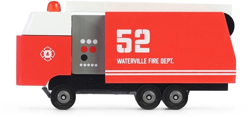 Candylab toy car - fire truck - wooden toy vehicle