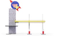 Candylab toys - Rocket Fuel Station wooden play gas station