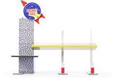 Candylab toys - Rocket Fuel Station wooden play gas station