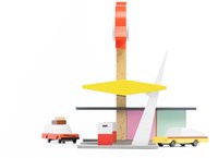 Candylab toys - Rocket Fuel Station wooden play gas station-3