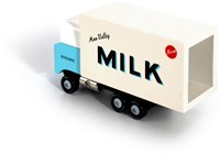 Candylab toy car Milk Truck - retro wooden toy vehicle-3