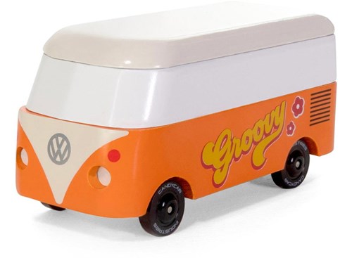 Candylab toy car VW T1 orange - Candycar World bus-2