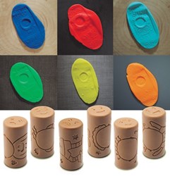 Yellow Door clay rollers emotions - educational toy for children