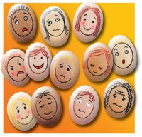 Yellow Door educational toy emotion stones - set of 12 pieces-3