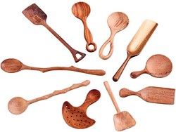 Cosy Enchanted Wooden Spoons 10Pk - 55330