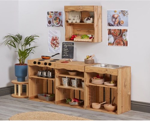 Cosy Curiosity Farm House Crate Kitchen Tall (3Pk) - 55350