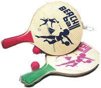 HOT Sports + Toys beachball set wood black with pink print 8 mm