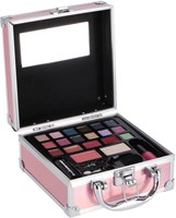 Cosmetics case make-up toy pink aluminium mini-3