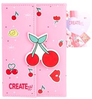 Canenco make-up book cherry magnetic closure kids makeup set