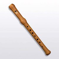 Mercurius soprano recorder baroque bore 442 Hz pearwood music play