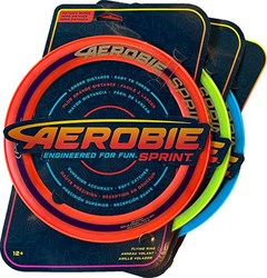 Aerobie flying ring 25cm outdoor toy multicolor