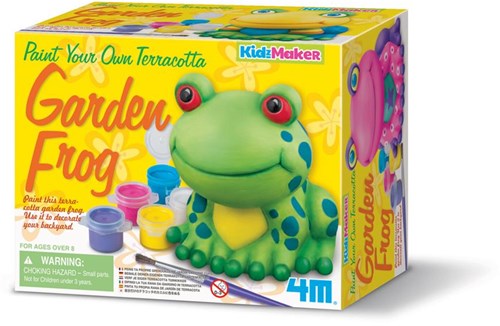 4M craft kit paint your own terracotta frog 6cm creative toy-2
