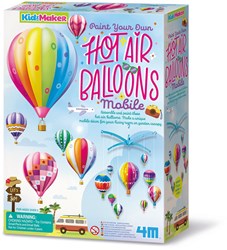 4M Paint Your Own Mobile Hot Air Balloons