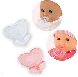 Corolle baby doll accessories - 2 pacifiers for Mon Grand Poupon 36-42cm