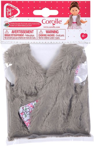 Corolle Ma Corolle Bodywarmer Faux Fur - dress-up doll 36 cm