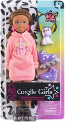Corolle fashion doll Melody Music with accessories and dog Trompette