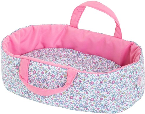 Corolle doll carry bed flowers - travel cot for baby dolls 30 cm-2